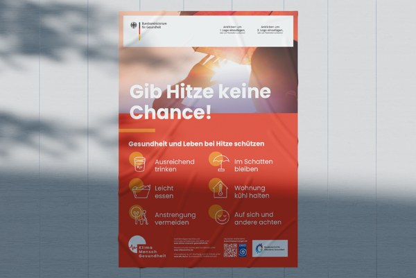 Hitzeschutz-Poster