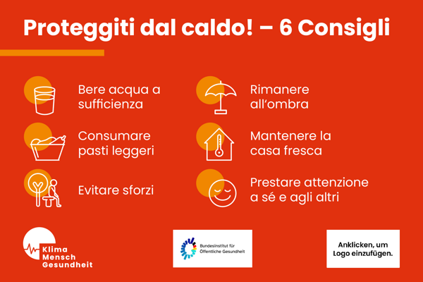 Gib Hitze keine Chance! – 6 Tipps (Italienisch)