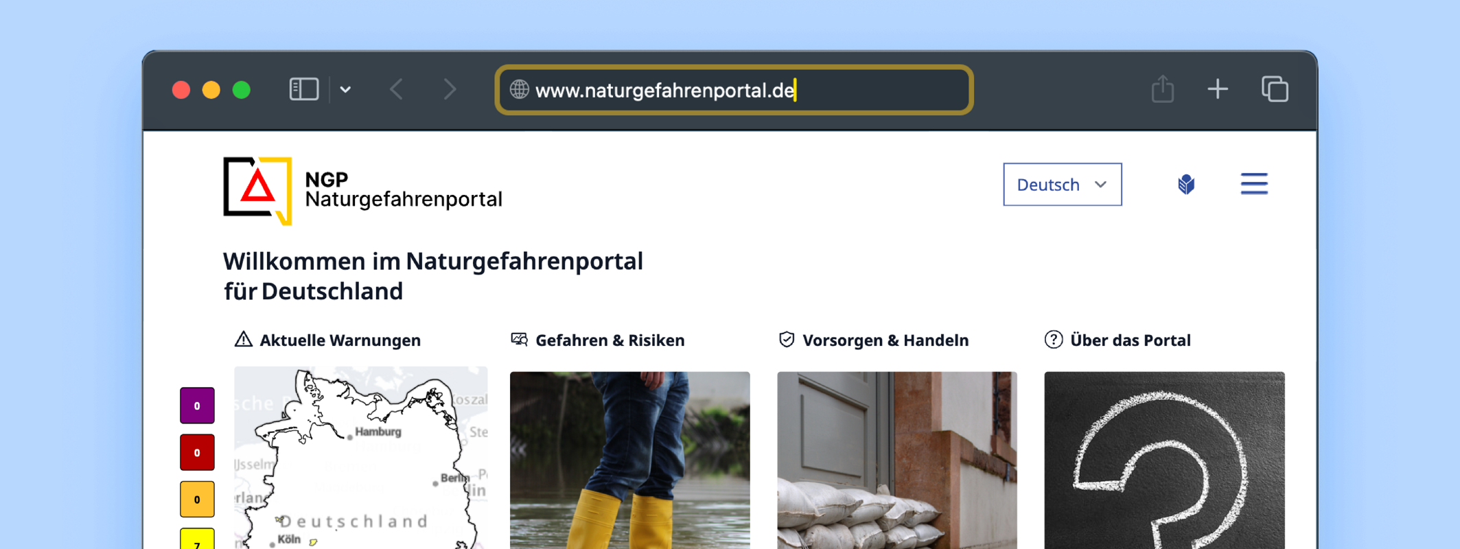 Klimabedingte Naturgefahren im Blick: Neues Informationsportal des DWD