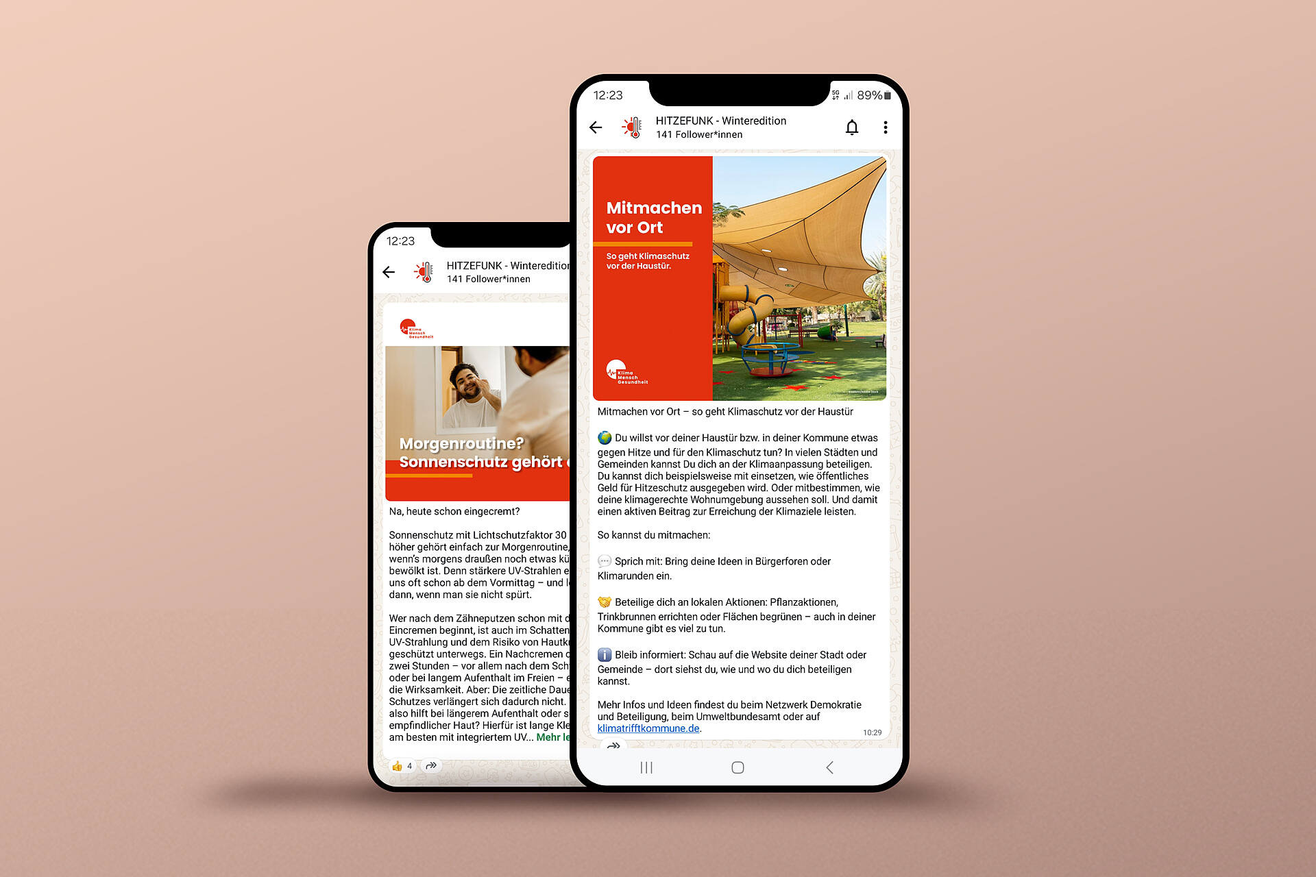 WhatsApp-Kanal: Hitzefunk-Winteredition