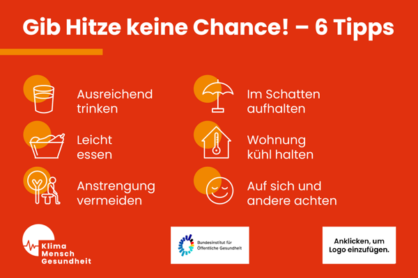 Gib Hitze keine Chance! – 6 Tipps