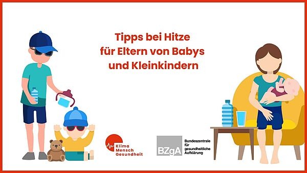 Erklärvideo: Tipps bei Hitze für Eltern von Babys und Kleinkindern