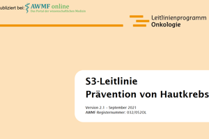 S3-Leitlinie Prävention von Hautkrebs