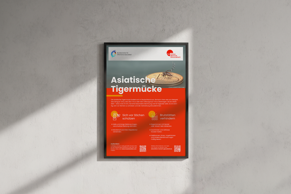 Poster: Asiatische Tigermücke